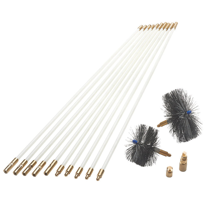 Bailey Flexible Nylon Pro Pack Chimney or Drain Rod Set 10m