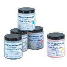 Bailey Drain Testing Dye 200g Jar - Various Colours