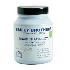 Bailey Drain Testing Dye 200g Jar