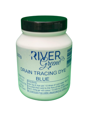 Drain Testing Dye 200g Jar - Various Colours