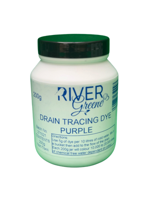 Drain Testing Dye 200g Jar - Various Colours